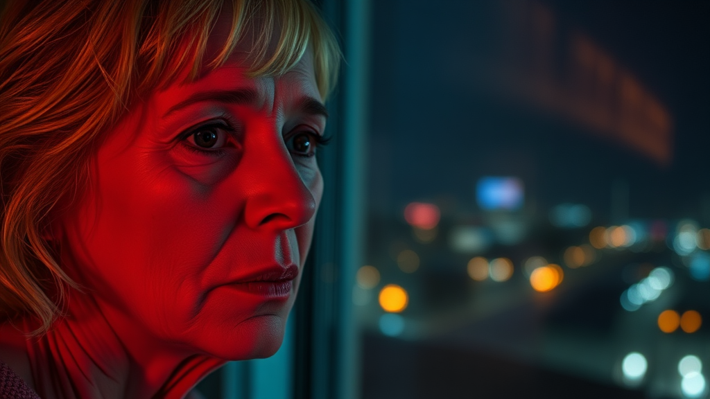 갱년기, 어떤 증상이 나타날까? (realistic 스타일)