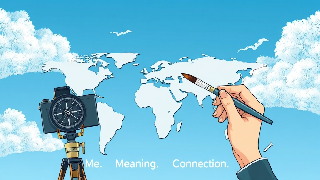 경험 중심 여행 계획 (illustration 스타일)