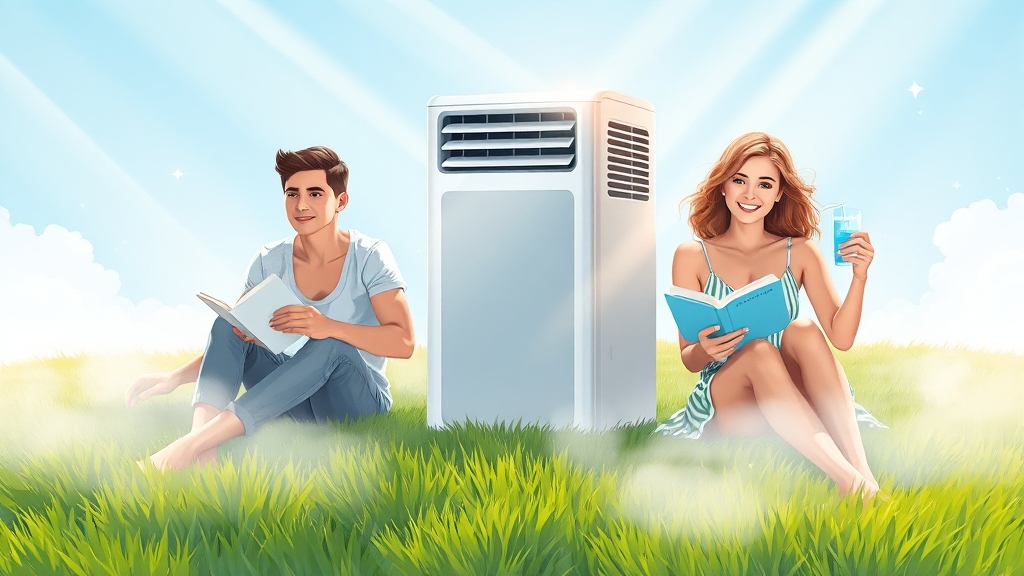 이제, 쾌적한 여름을! (illustration 스타일)