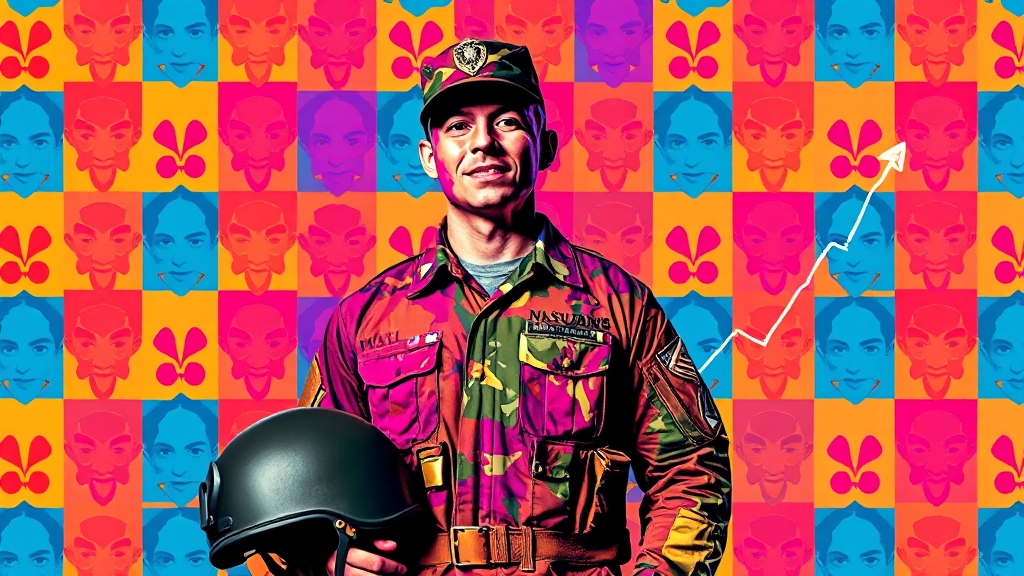 보험사별 군인 할인 혜택 비교 분석 (popart 스타일)