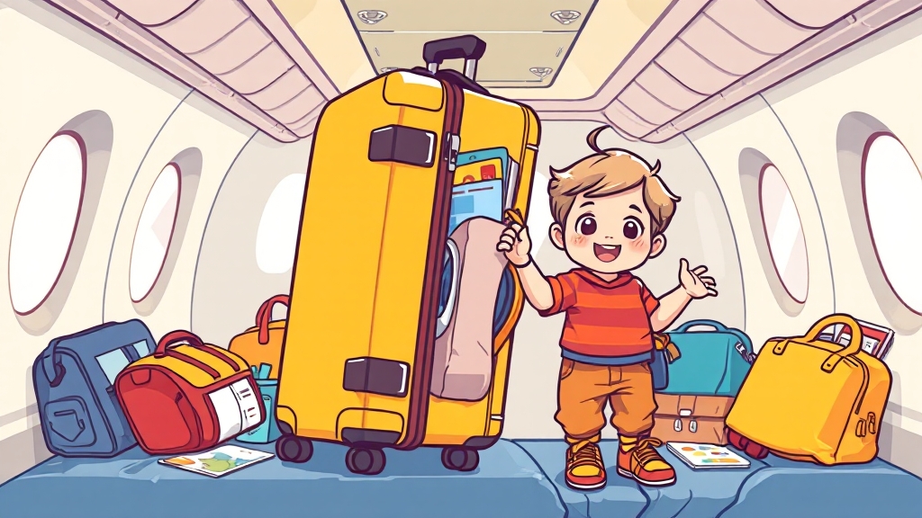 기내용 캐리어, 왜 필요할까? (cartoon 스타일)