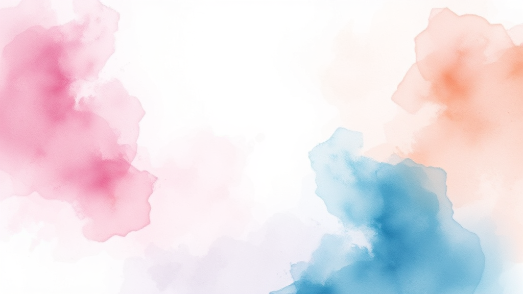 시력 회복 운동 시 주의사항 (watercolor 스타일)