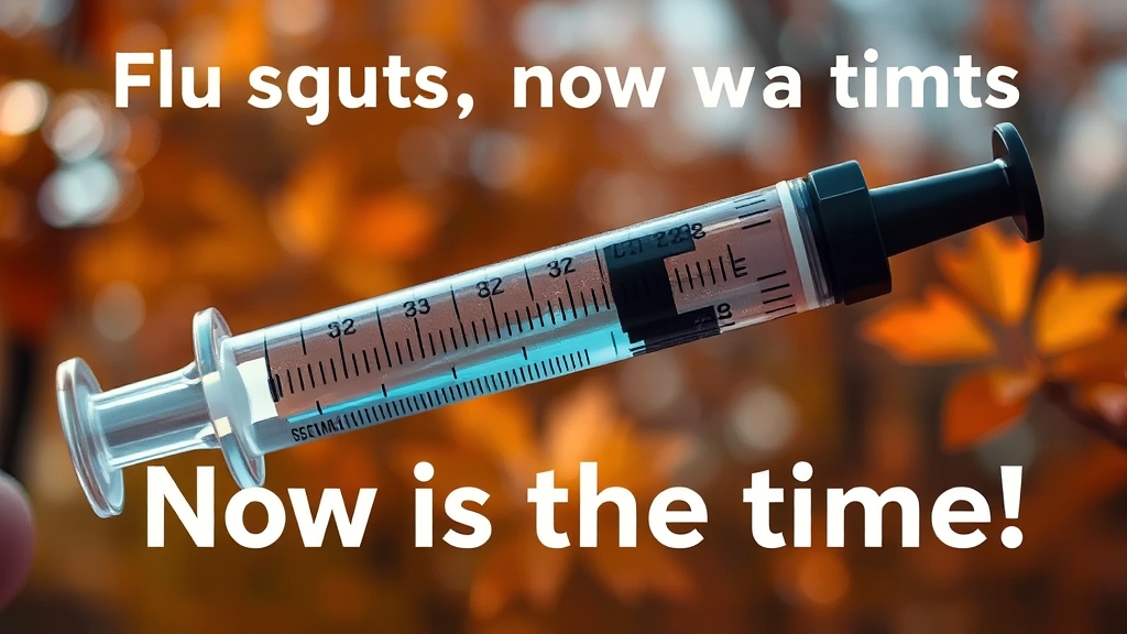 A형 독감 예방접종 (realistic 스타일)