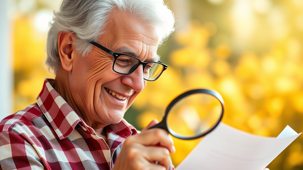 시니어 일자리 자격 조건 (realistic 스타일)