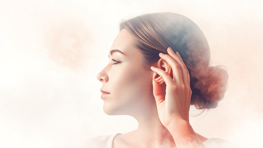 이관개방증 자가 진단 가이드 (watercolor 스타일)