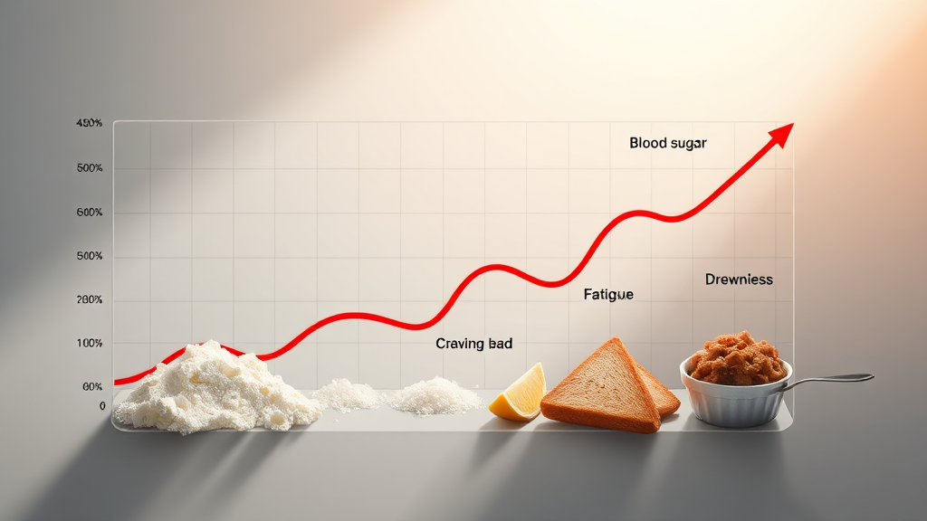 혈당 스파이크, 무엇이 문제일까요? (realistic 스타일)