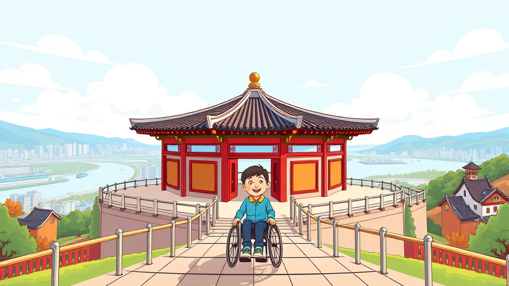 남산 활성화 계획 (cartoon 스타일)