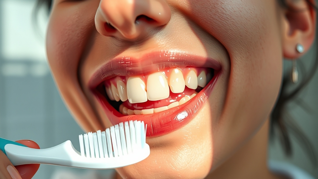 올바른 칫솔질 방법 (realistic 스타일)