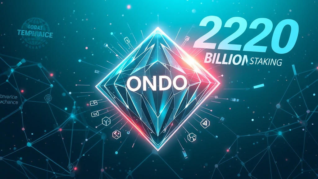 ONDO 토큰, 무엇이 특별할까? (illustration 스타일)