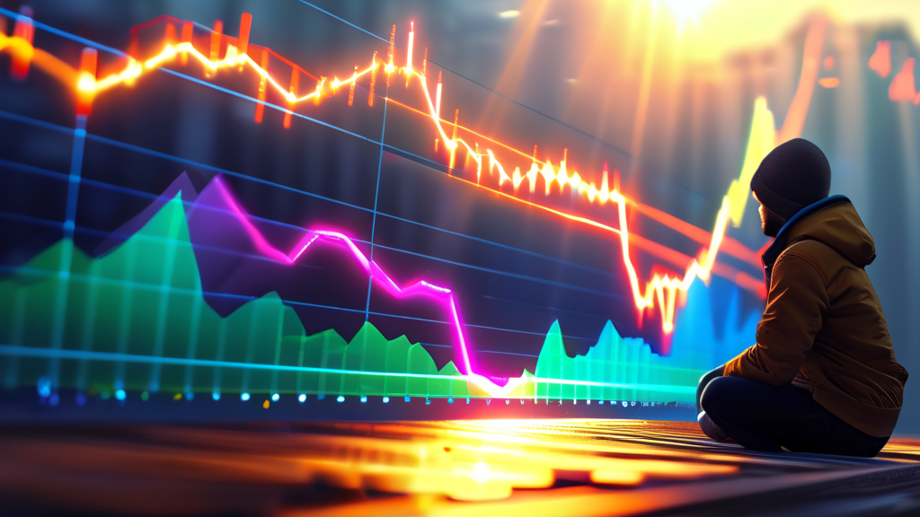 주가 움직임을 통해 미래를 예측하는 방법 (realistic 스타일)