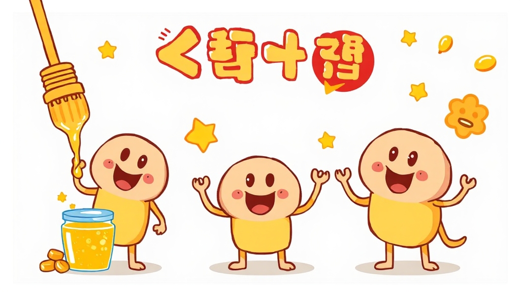 송편 종류별 혜택 분석 (cartoon 스타일)