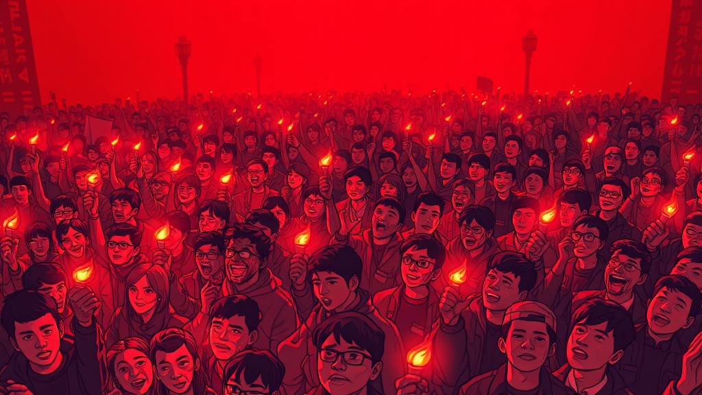 장외투쟁 배경과 목적 (illustration 스타일)
