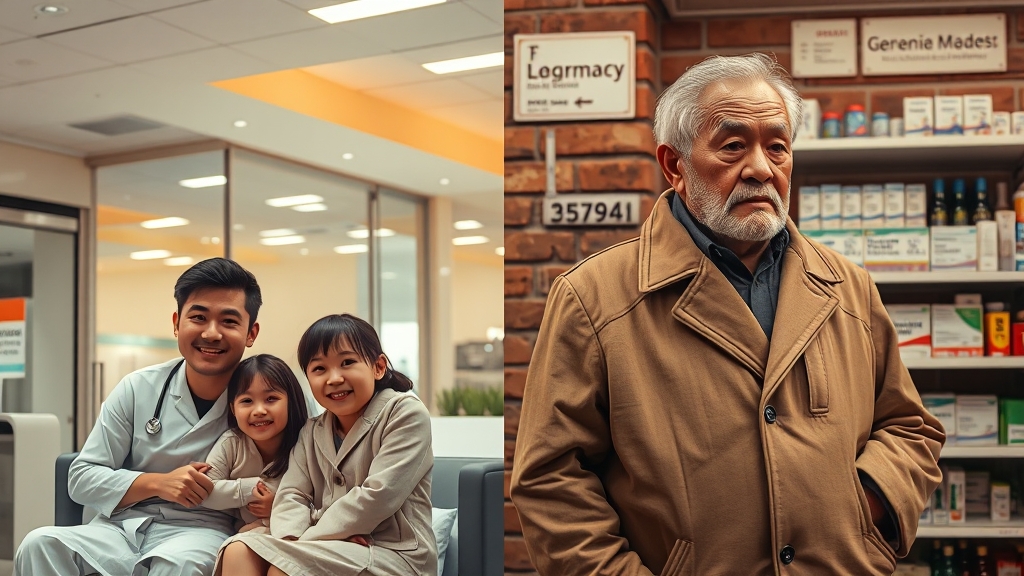 1종 vs 2종: 수급권자 비교 (realistic 스타일)