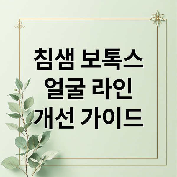 침샘 보톡스
얼굴 라인
개선 가이드 (침샘 보톡스 가격 효과)