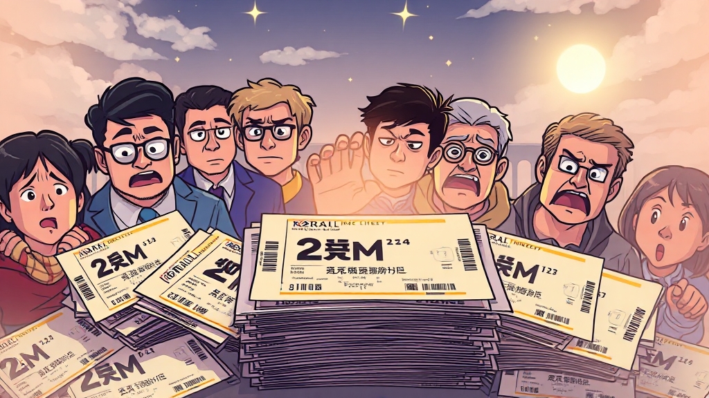 예매 실패 시 대처법 (cartoon 스타일)