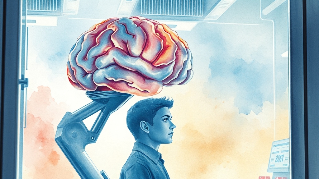 인형 뽑기, 보상 시스템과 도파민의 함정 (watercolor 스타일)