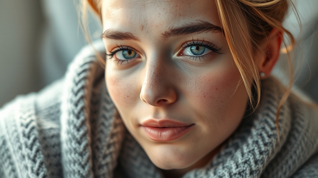 피부 타입별 선택 가이드 (realistic 스타일)