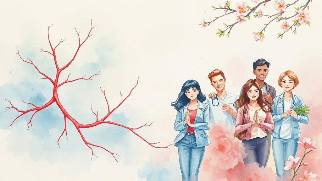 예방 및 관리법 (watercolor 스타일)