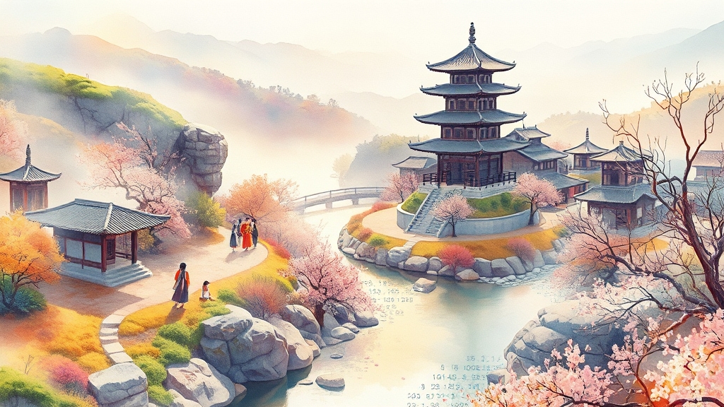 한미 상호관세 협정의 쟁점 (watercolor 스타일)