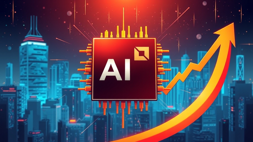 AMD 주가 전망 및 투자 전략 (illustration 스타일)