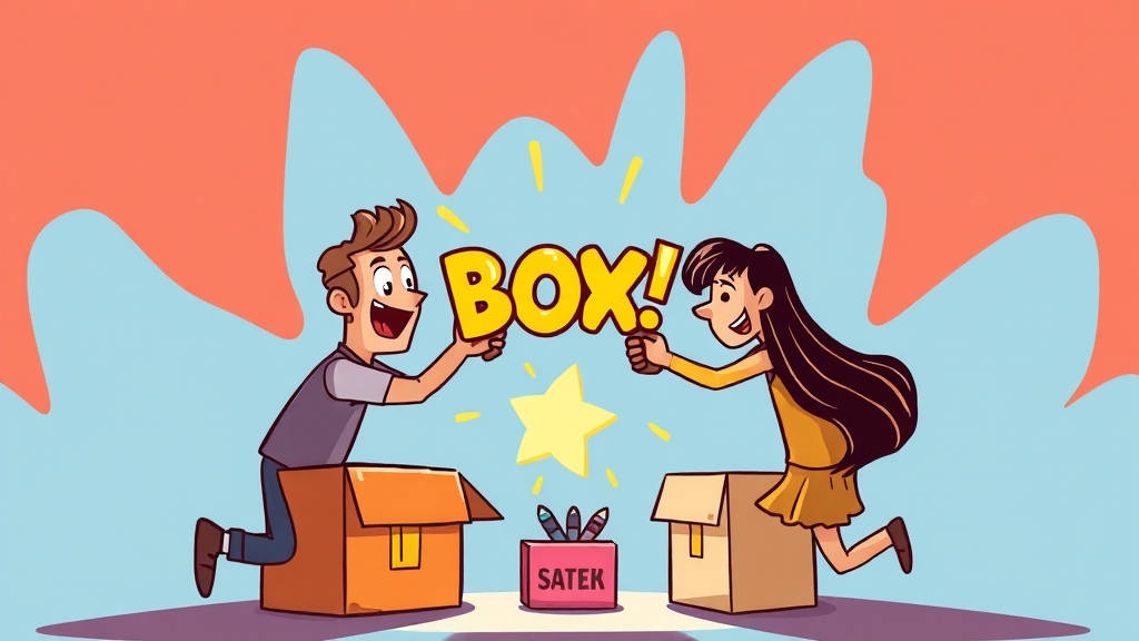 랜덤 박스 구매 방법 (온라인/오프라인) (cartoon 스타일)