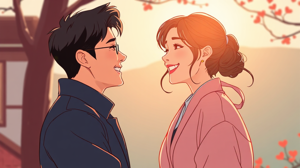 열애 인정: 공식 발표 및 배경 (illustration 스타일)