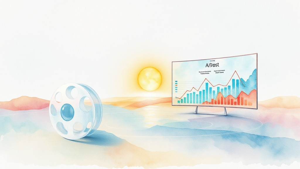 릴스 광고 자동화 & 마케팅 플랫폼 활용법 (watercolor 스타일)