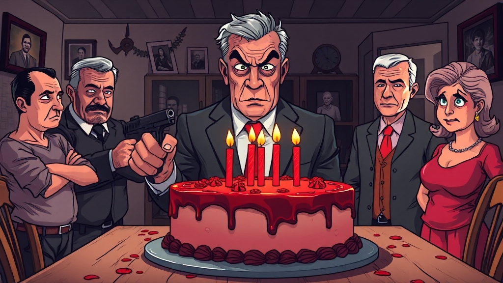 피의자 A씨는 누구인가 (cartoon 스타일)