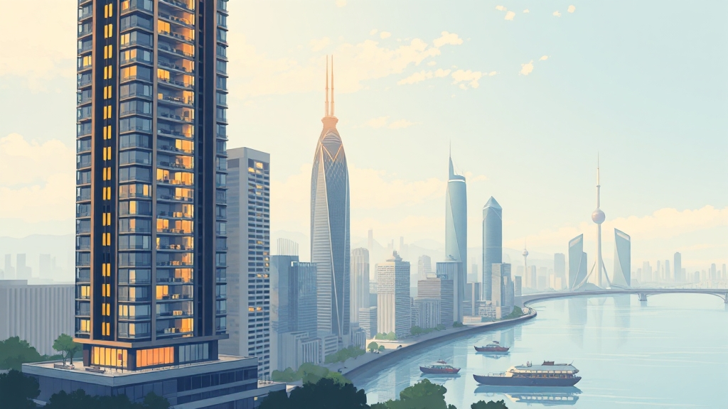 강남 3구 집값, 얼마나 올랐나? (illustration 스타일)