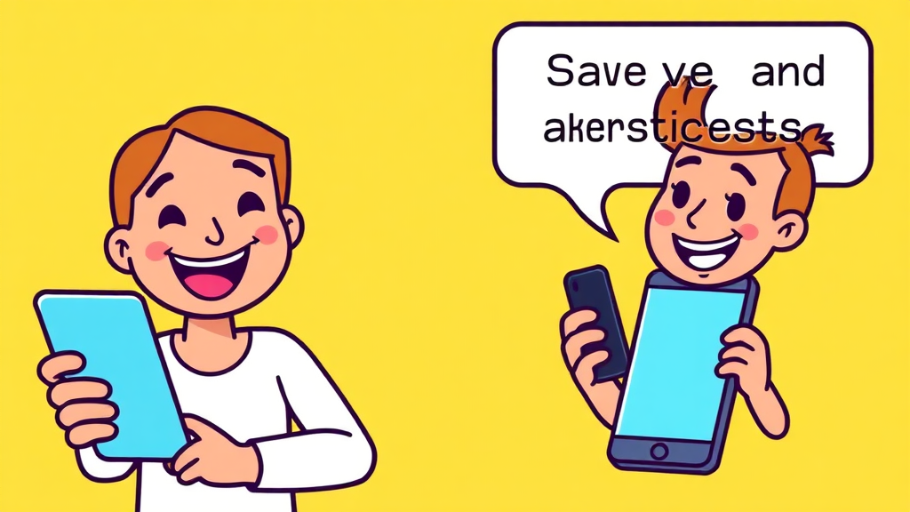 알뜰폰 번호이동, 왜 좋을까요? (cartoon 스타일)