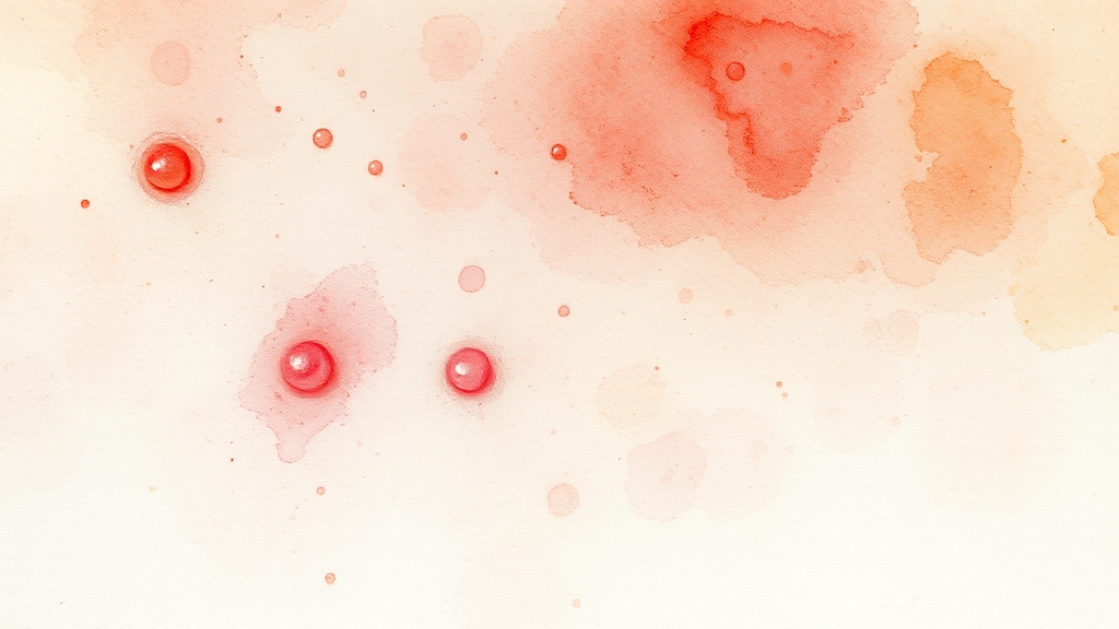 모공각화증, 대체 뭘까? (watercolor 스타일)