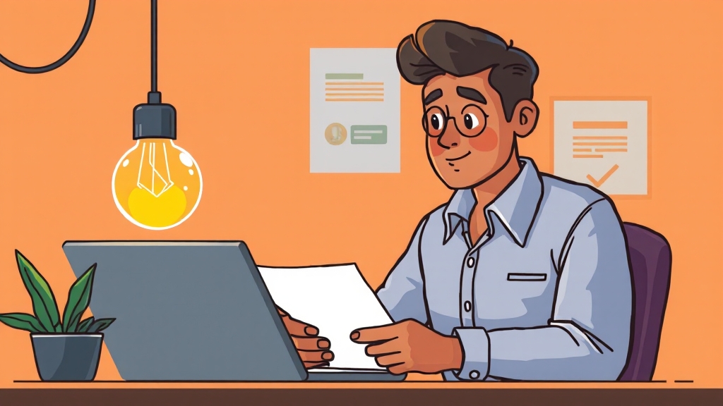 신청 시 주의사항 체크 (cartoon 스타일)