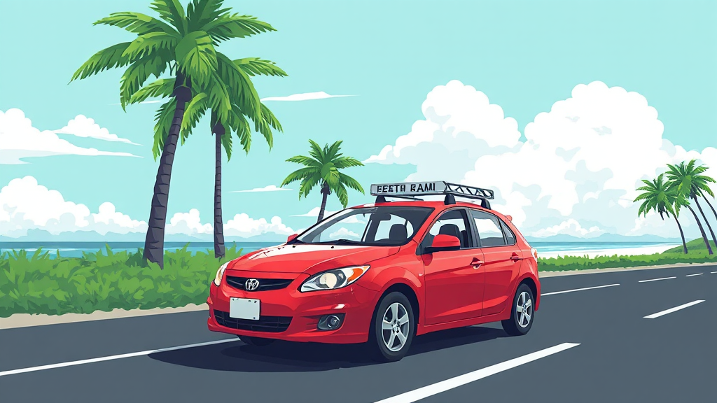 교통수단 선택 꿀팁 (illustration 스타일)