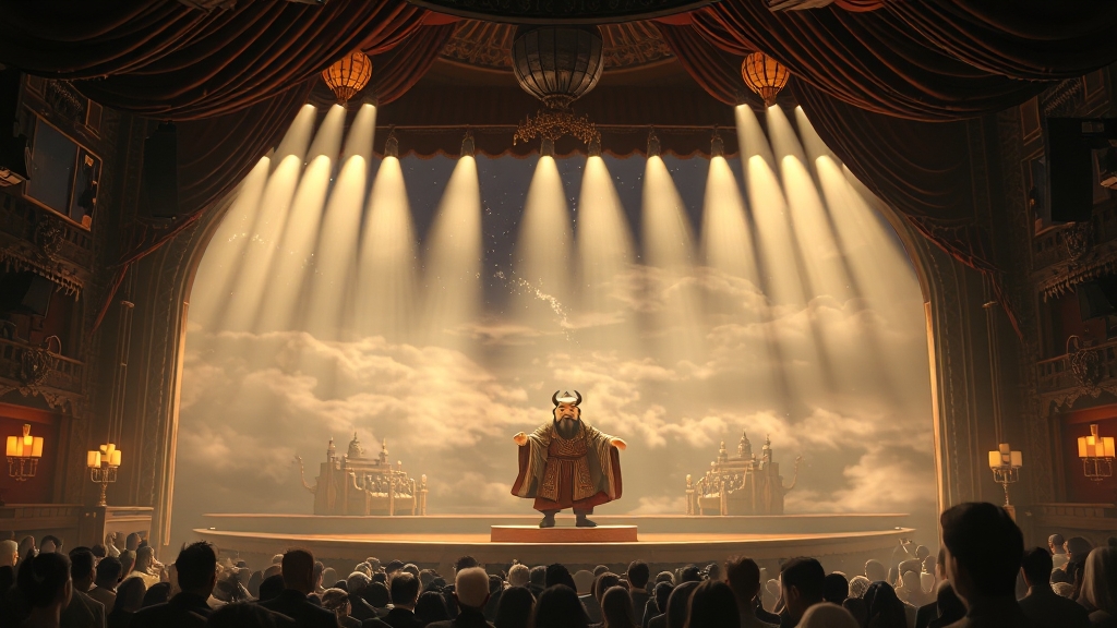 공연 정보 한눈에 보기 (realistic 스타일)