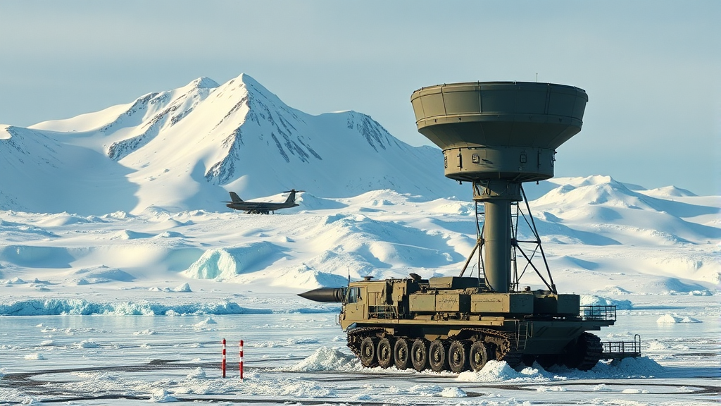 그린란드의 지정학적 가치 (realistic 스타일)