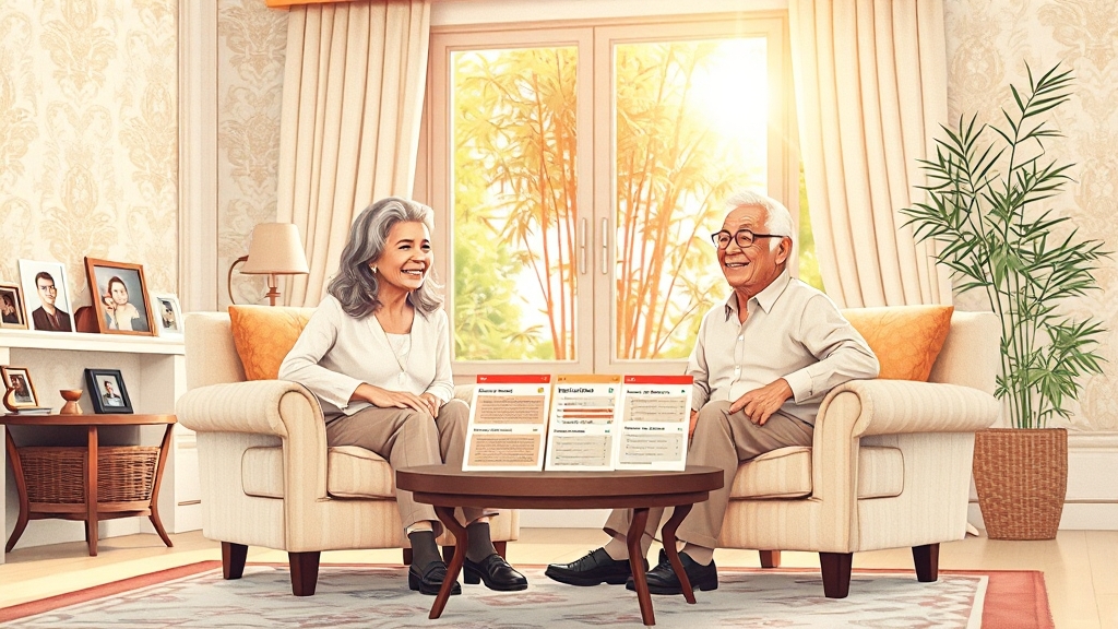 연금형 보험, 꼼꼼하게 비교하고 선택하세요! (illustration 스타일)