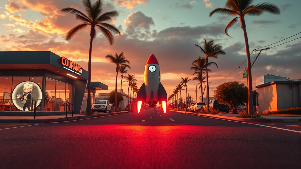 쿠팡 웹사이트 탈퇴 절차 (realistic 스타일)