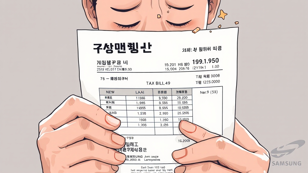 배당금 관련 세금 정보 (illustration 스타일)