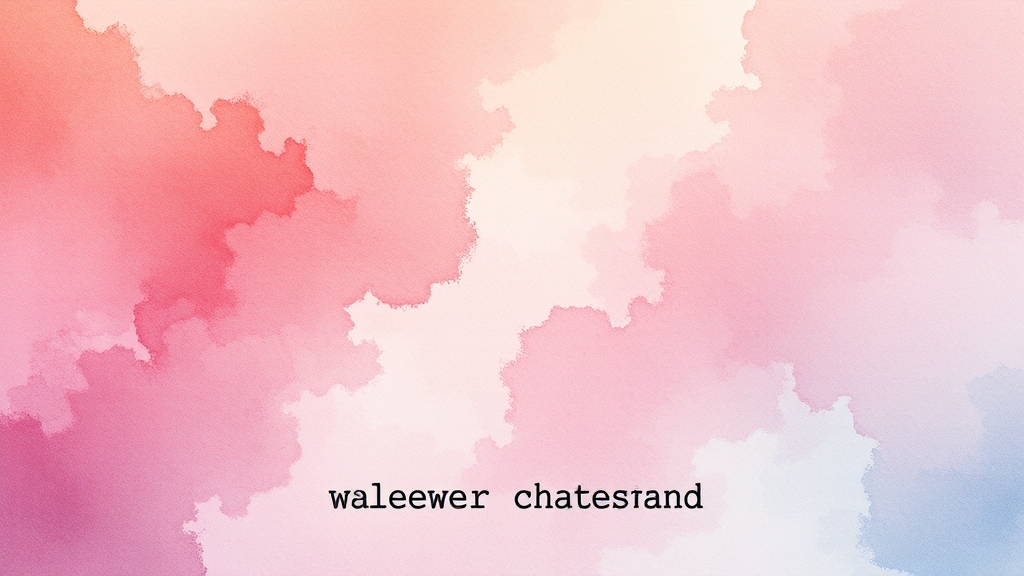 제미나이 라이브, 실시간 자막 기능! (watercolor 스타일)