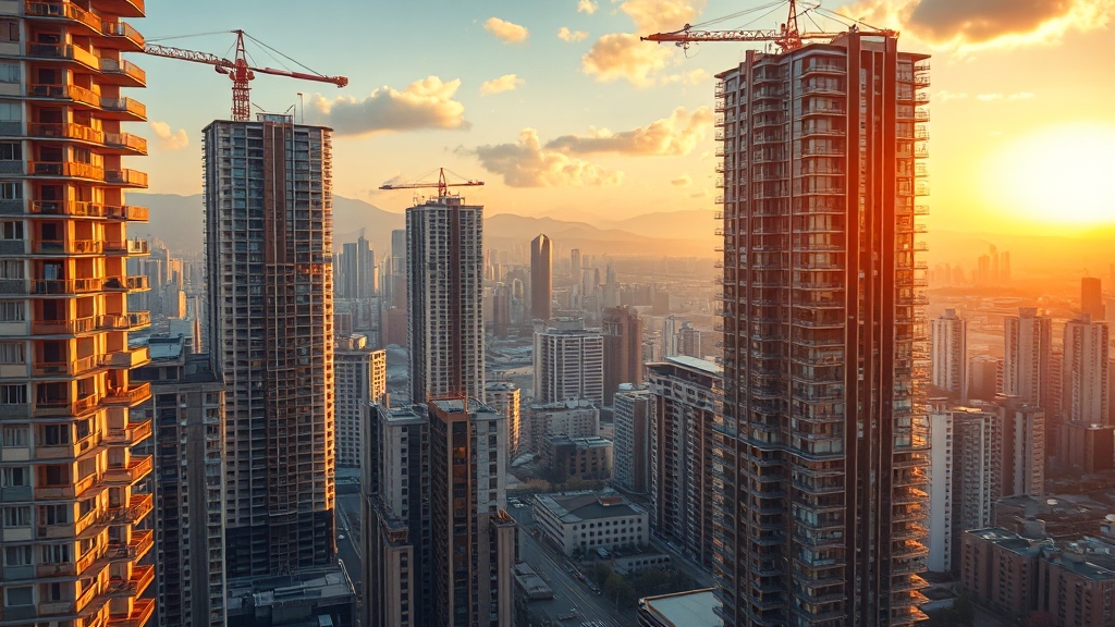 부동산 시장에 미칠 영향은? (realistic 스타일)