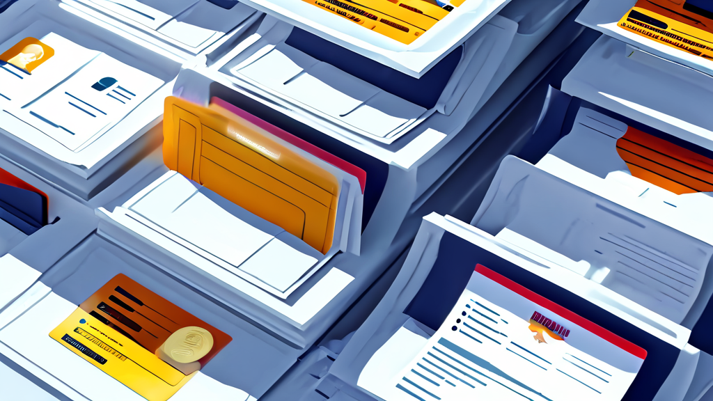 직장인 신용대출, 승인을 위한 필수 준비 서류 (illustration 스타일)