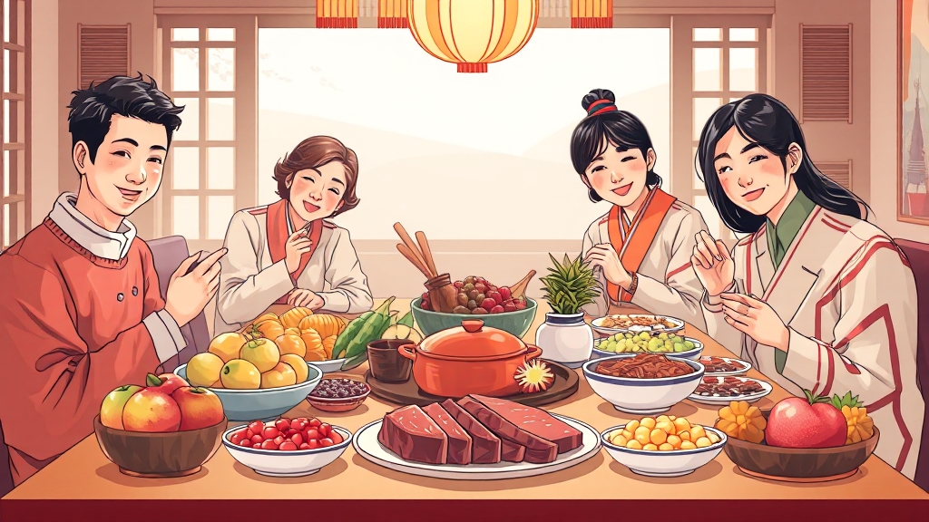예산별 추석 선물 추천 (illustration 스타일)