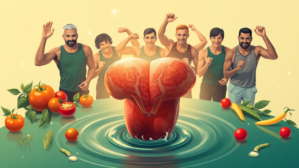 전립선 건강 추가 정보 (illustration 스타일)