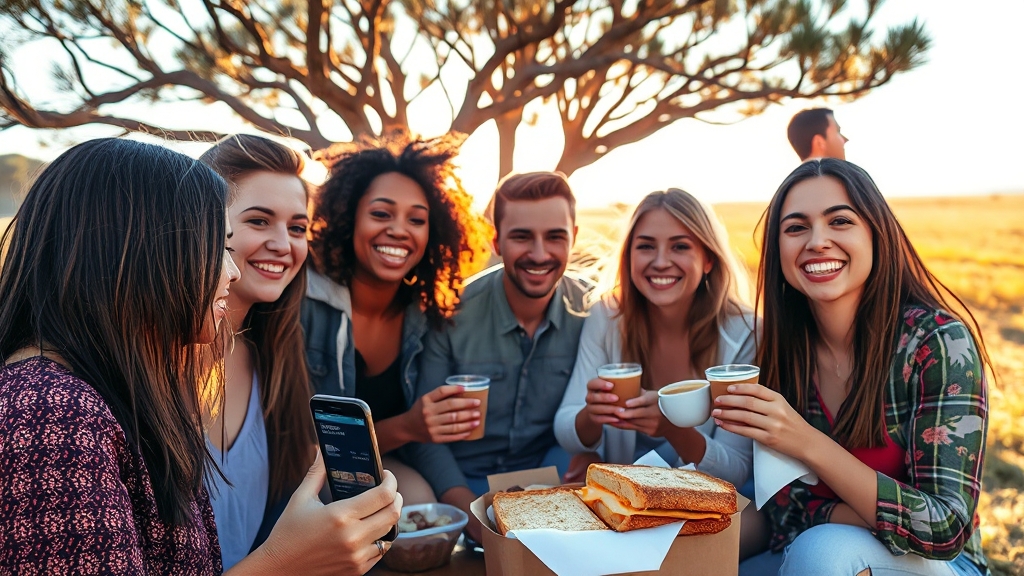 테이크아웃 & 이벤트 활용 (realistic 스타일)