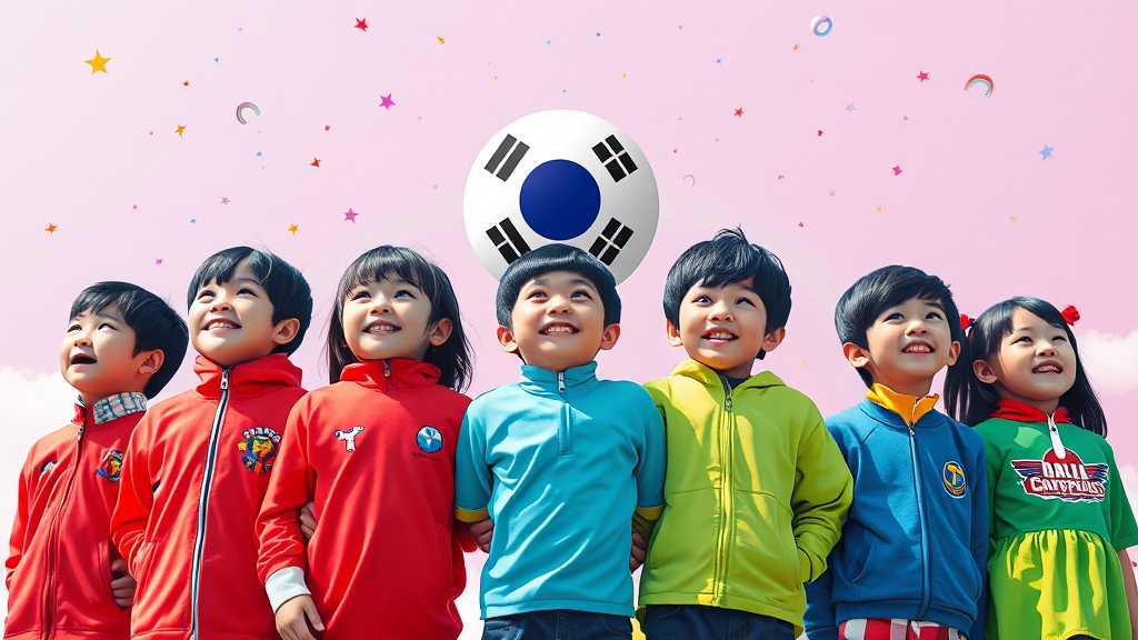 아동 및 청소년 지원 확대 (popart 스타일)