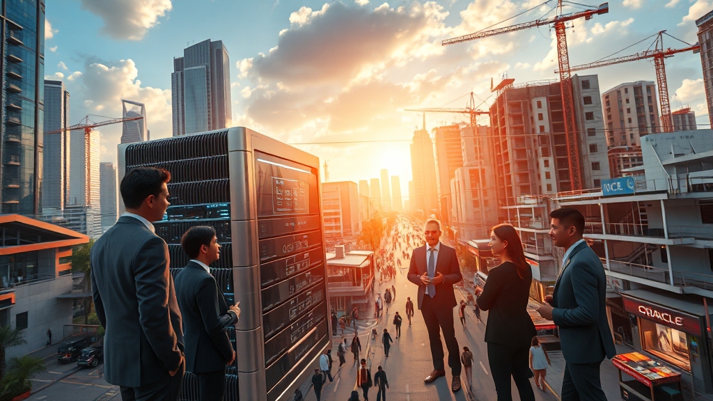 오라클의 경쟁력 (realistic 스타일)