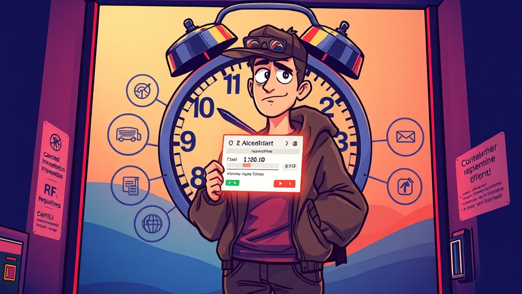 예매 후 유의사항 (cartoon 스타일)