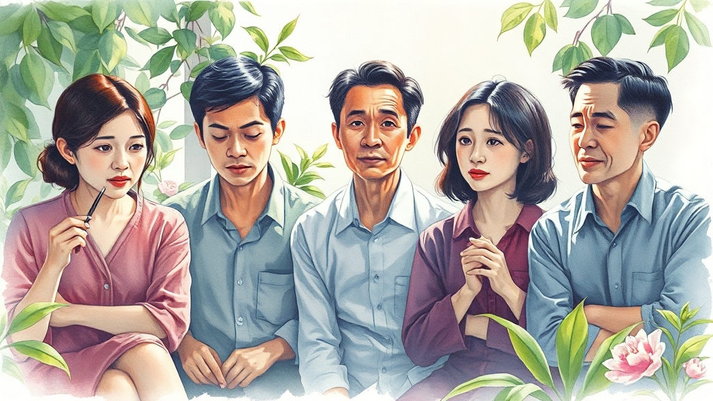 초기 증상과 진행 과정 (realistic 스타일)