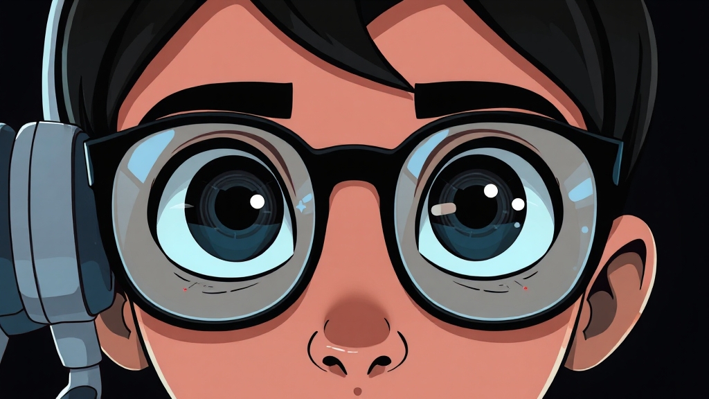 망막 질환, 비문증과 관련 있을까? (cartoon 스타일)