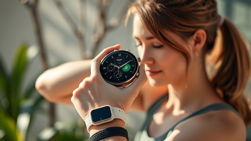 건강 및 운동 기능 활용 (realistic 스타일)